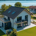 Moderne Villa am Starnberger See mit weitläufiger Gartenanlage, großzügigen Terrassen und einem beeindruckenden Blick auf den See. Ideal für Käufer, die Luxusimmobilien am Ammersee und Starnberger See suchen.